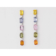 PENDIENTES ORO ZAFIROS Y BRILLANTES