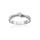 ANILLO ORO BLANCO Y DIAMANTE