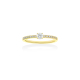 ANILLO ORO AMARILLO Y DIAMANTES