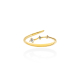 ANILLO ORO AMARILLO Y DIAMANTES