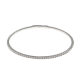 PULSERA PLATA RIBIERE CIRCONITAS BLANCAS