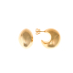 PENDIENTES ARO ANCHO  DORADOS 