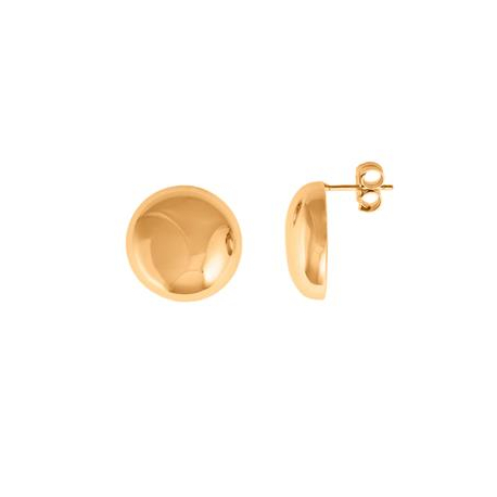 PENDIENTES DORADOS REDONDO GRANDE