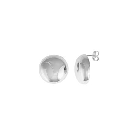 PENDIENTES PLATA REDONDO GRANDE