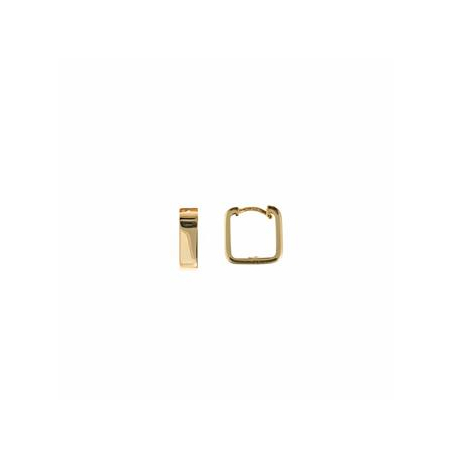 PENDIENTES ARO ANCHO DORADO