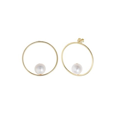 PENDIENTES DORADOS PERLA