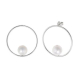 PENDIENTES PLATA Y PERLA