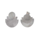 PENDIENTES FORMAS GEOMETRICAS PLATA