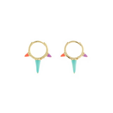 PENDIENTES ARO COLORES