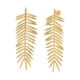 PENDIENTES PALMERA DORADA