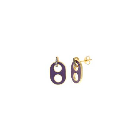 PENDIENTES CALABROTE MORADOS