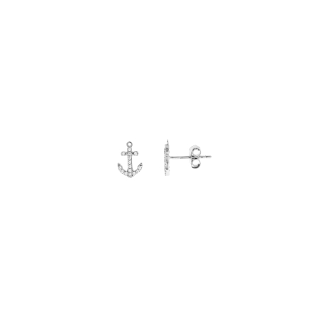 PENDIENTES ANCLA PLATA