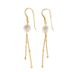 PENDIENTES DORADOS PERLAS