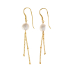 PENDIENTES DORADOS PERLAS