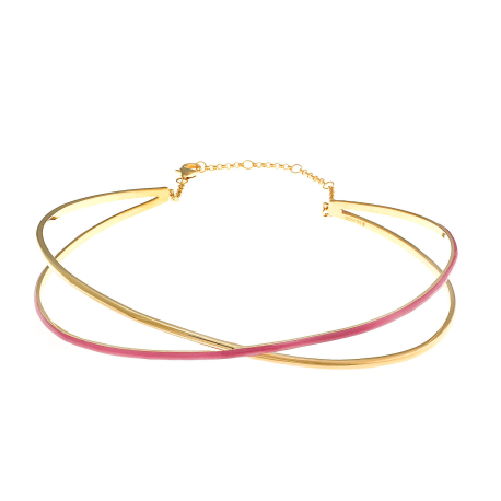 CHOKER ROSA