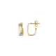 PENDIENTES ARO DORADO RECTANGULAR 