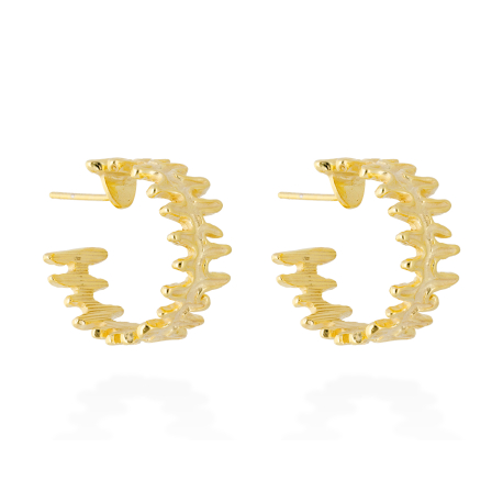 PENDIENTES ARO DORADOS