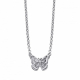 COLAR MARIPOSA PLATA