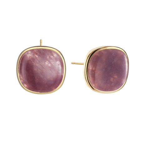 PENDIENTES CUARZO STRAWBERRY 