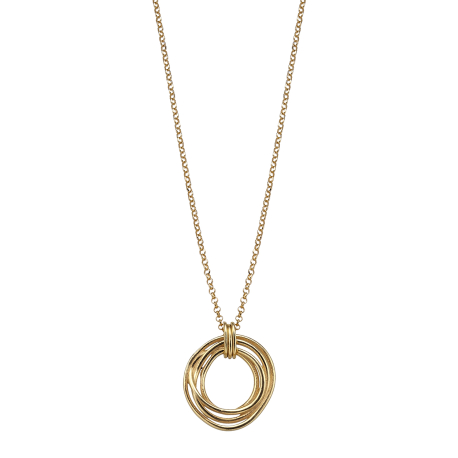 COLLAR AROS DORADOS