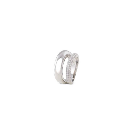 ANILLO PLATA Y CIRCONITAS