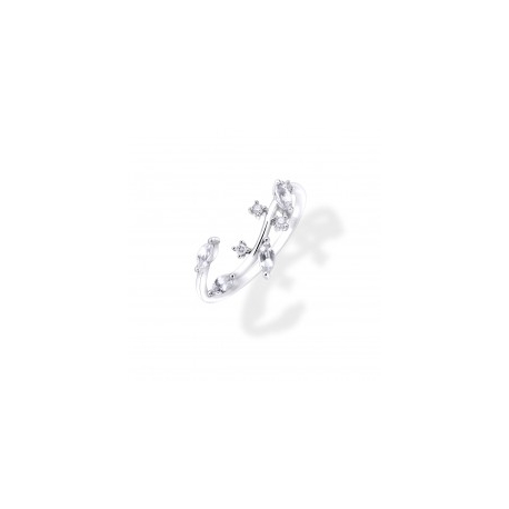 ANILLO DIAMANTES Y TOPACIOS