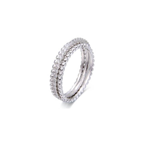 ANILLO BOLITAS PLATA