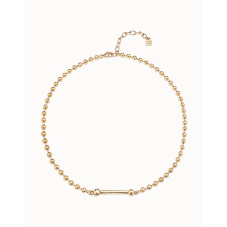 COLLAR BOLAS DORADO