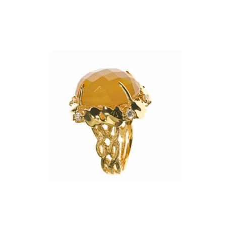 ANILLO  AGATHA AMARILLA