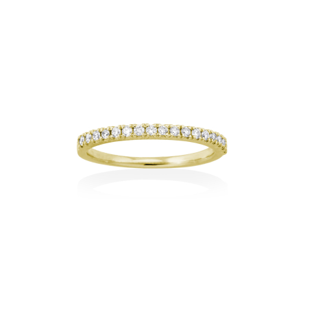 ANILLO ORO AMARILLO Y DIAMANTES