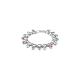 PULSERA PLATA COLORES