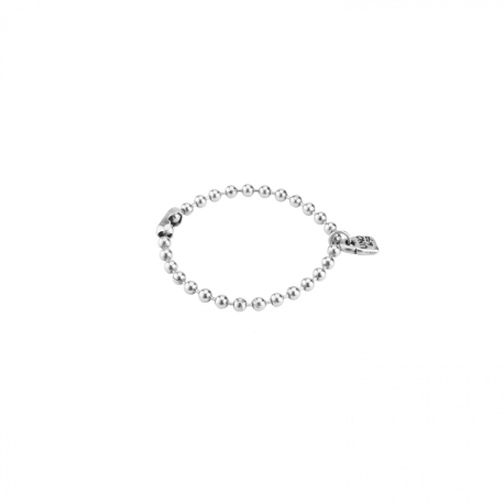 PULSERA BOLITAS PLATA