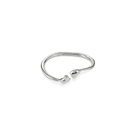 PULSERA CORAZONES PLATA