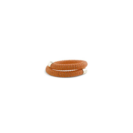 PULSERA CUERO NARANJA