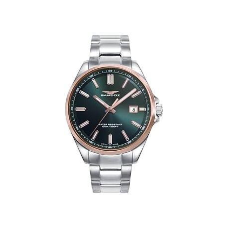 RELOJ HOMBRE ACERO ESFERA VERDE