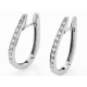PENDIENTES ARO ORO Y DIAMANTES