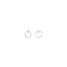 PENDIENTES PLATA CIRCULO