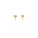 PENDIENTES BOTON Y AGUJA