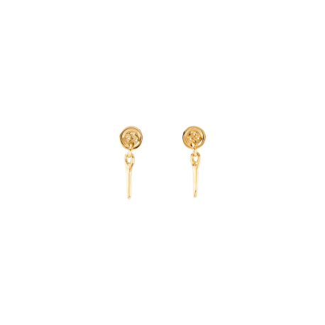 PENDIENTES BOTON Y AGUJA