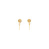 PENDIENTES BOTON Y AGUJA