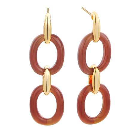 PENDIENTES  CORNALINA