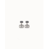 PENDIENTES PIEDRA BLANCA Y GRIS