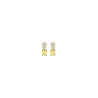 PENDIENTES CIRCON AMARILLO