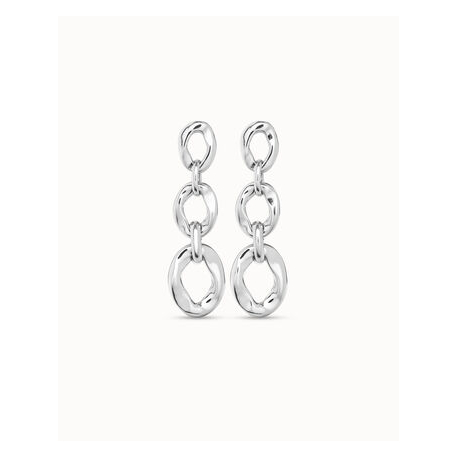 PENDIENTES PLATA ESLABONES