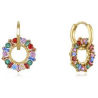 PENDIENTES ARO CIRCULO COLORES