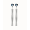 PENDIENTES PLATA PIEDRA AZUL
