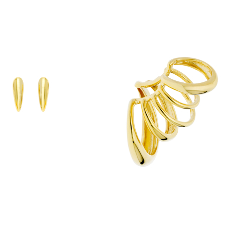 PENDIENT AROS DORADOS