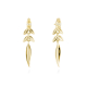PENDIENTES DORADOS HOJAS