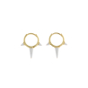 PENDIENTES ARO BLANCOS