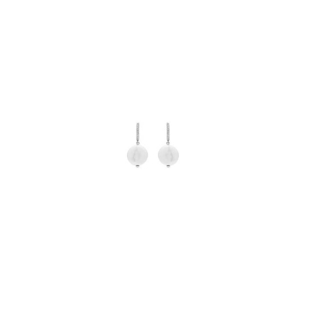 PENDIENTES PLATA Y PERLA